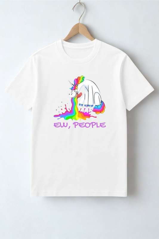 Born to Sparkle But Not Today: Lazy Unicorn Oversized T-Shirts