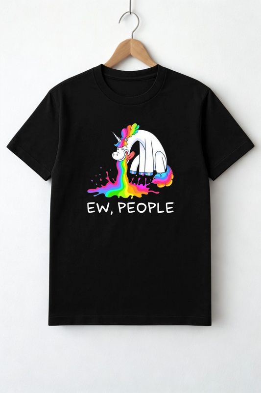 Born to Sparkle But Not Today: Lazy Unicorn Oversized T-Shirts