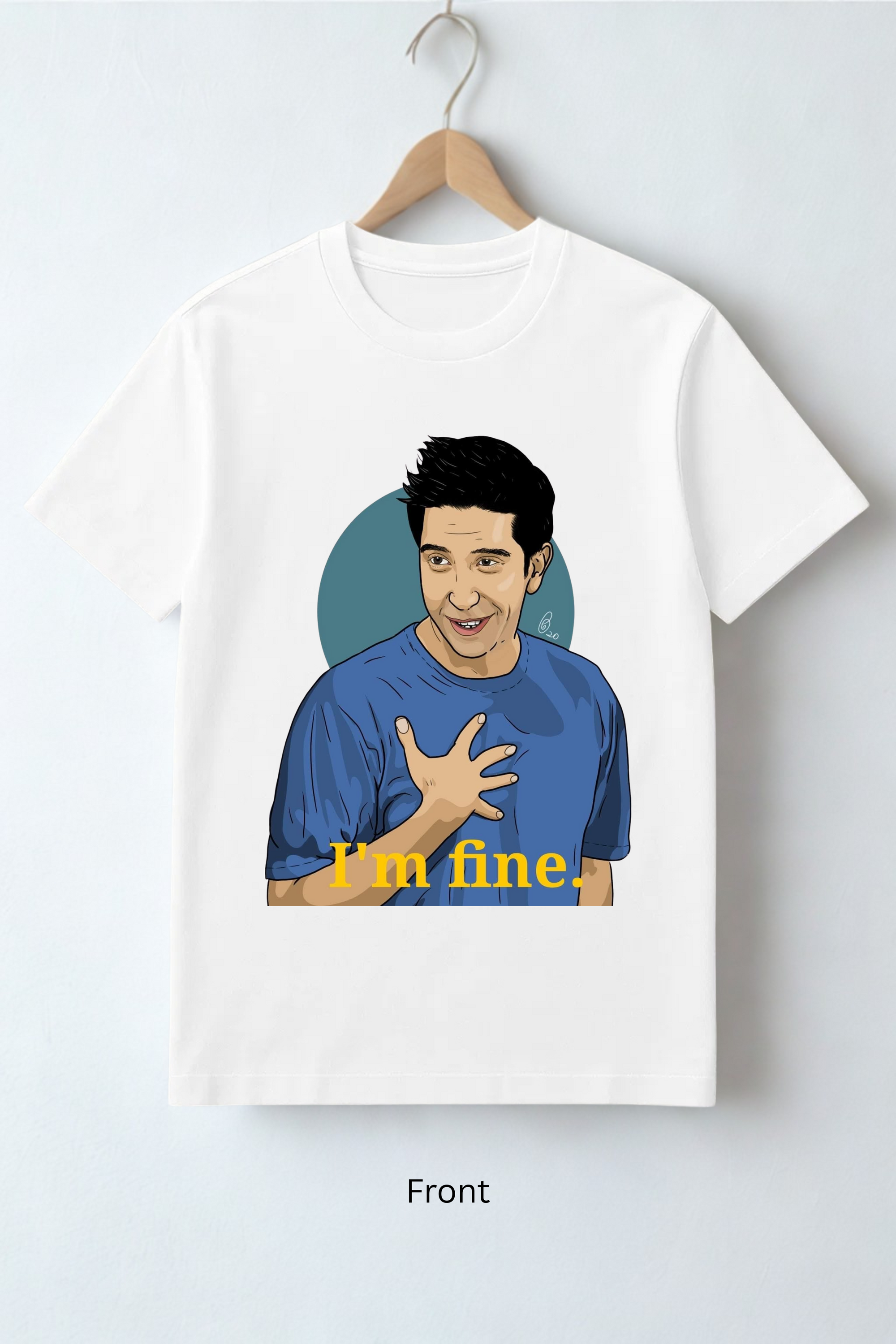 I'm Fine: Hidden Feels Edition | Friends Oversized T-Shirt