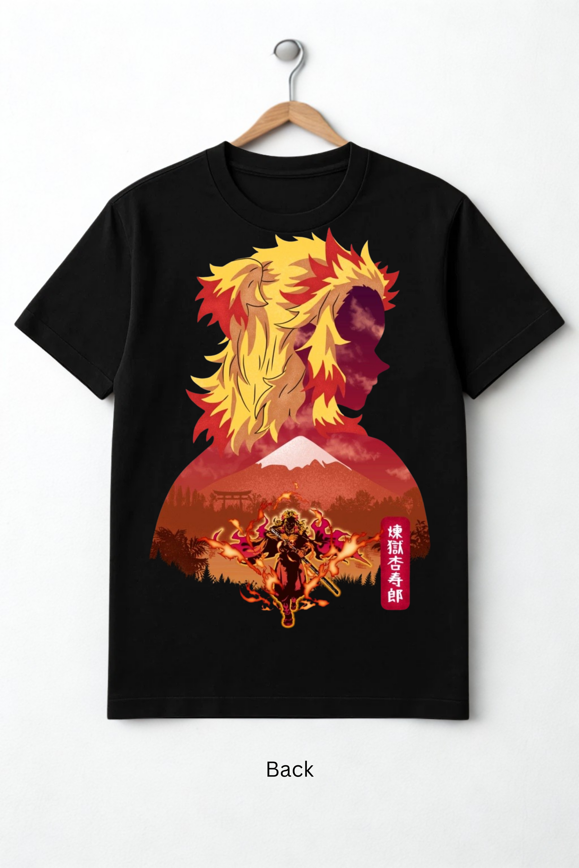 Rengoku: Rising Flame Hashira | Demon Slayer Oversized T-Shirt