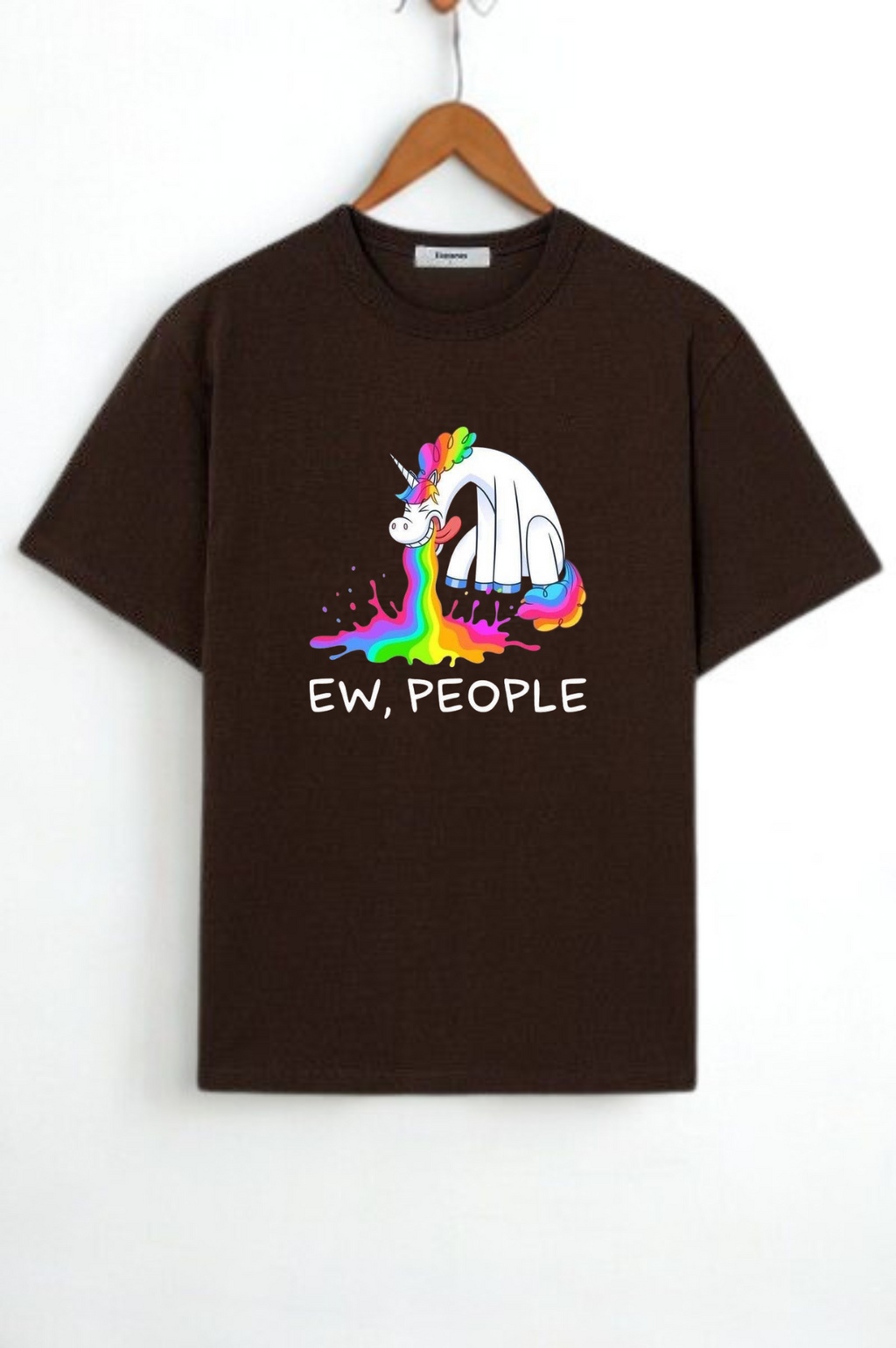 Born to Sparkle But Not Today: Lazy Unicorn Oversized T-Shirts