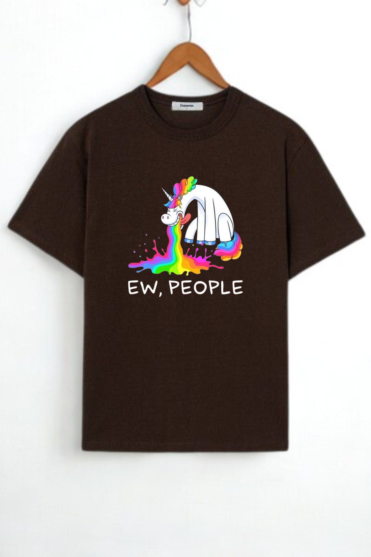 Born to Sparkle But Not Today: Lazy Unicorn Oversized T-Shirts