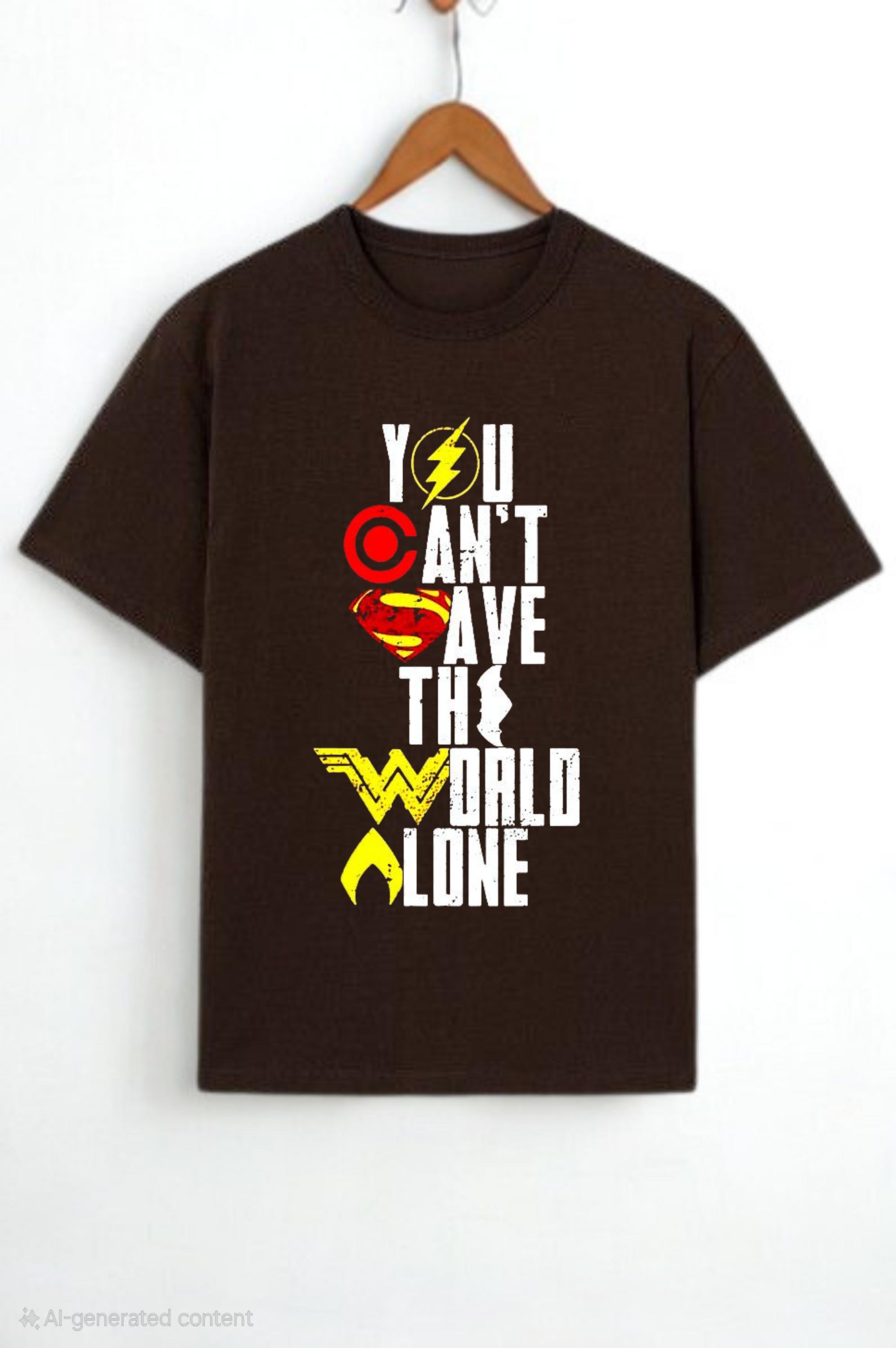 Justice League: Save the World Together | DC Oversized T-Shirt